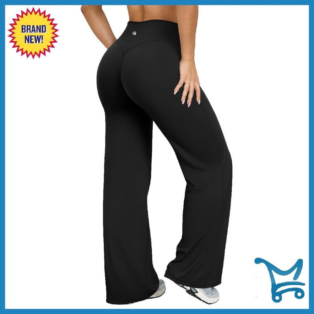 High Waist Yoga Pants Women's Stretch Straight Leg Activewear